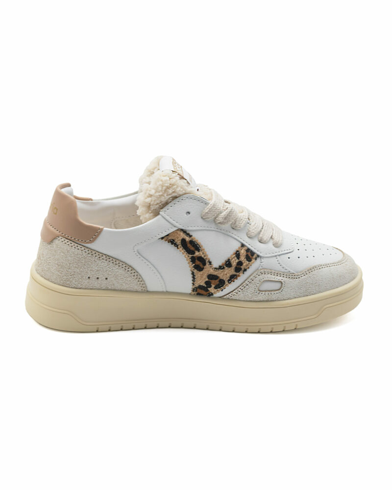 Sneakers Victoria Seul effetto pelle e animalier