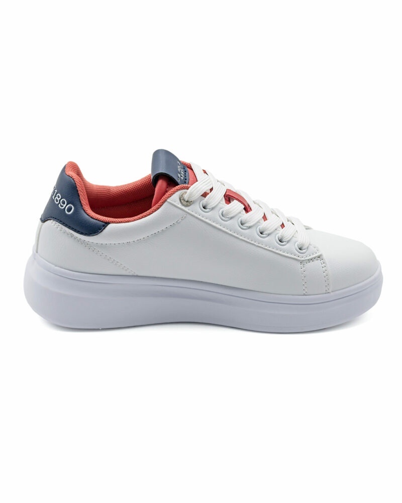 Sneakers U.s. Polo Cody bianche inserti multicolore - immagine 2