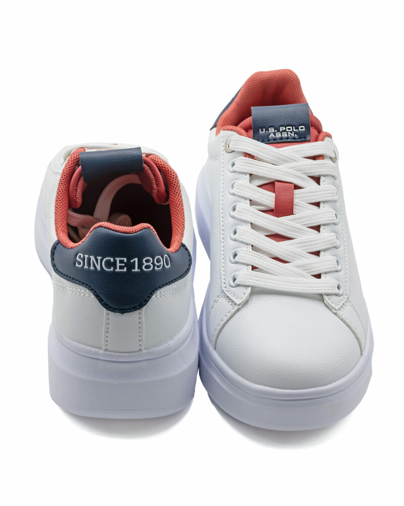 Sneakers U.s. Polo Cody bianche inserti multicolore - immagine 3