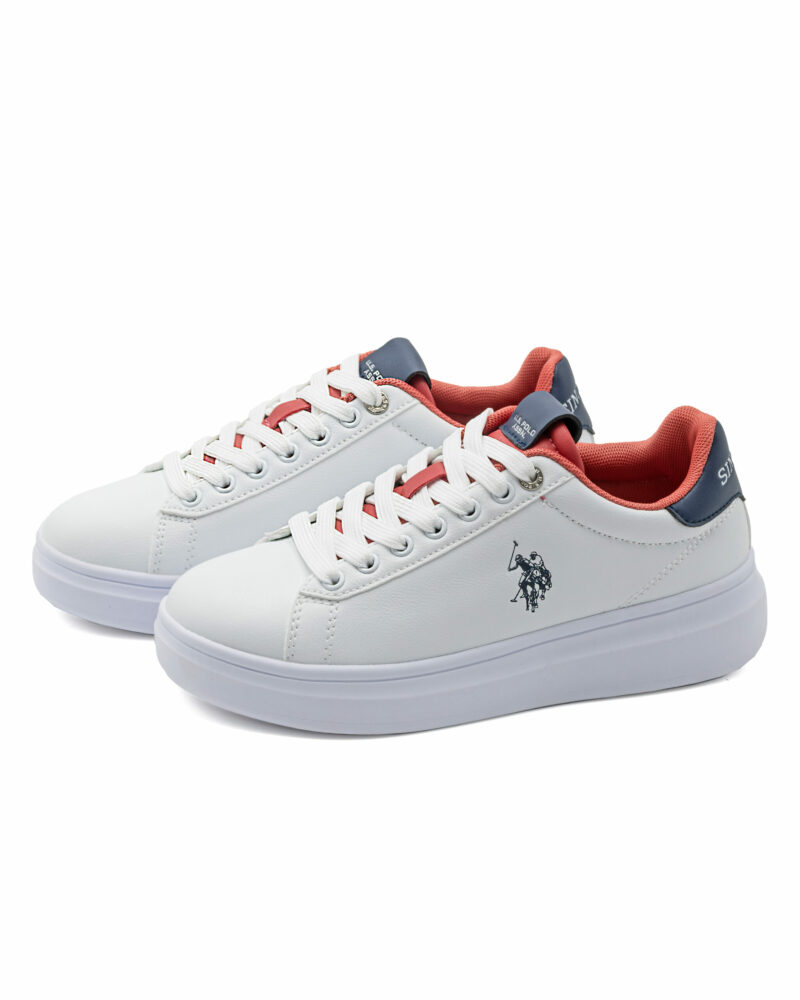 Sneakers U.s. Polo Cody bianche inserti multicolore - immagine 4