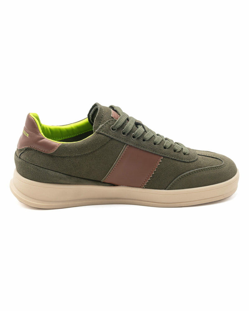 Sneakers uomo U.s. Polo Campy verde militare