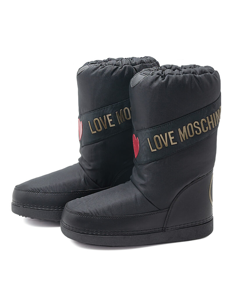 Stivaletti da neve alti Love Moschino scritta logo laterale - immagine 4